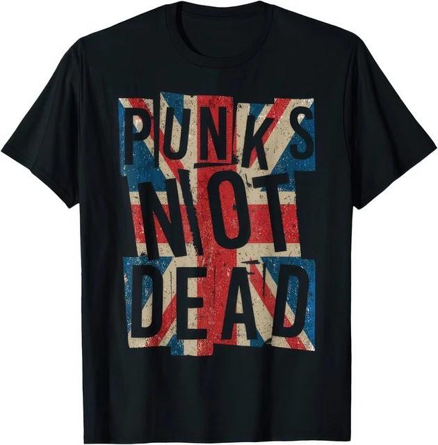 Punk Is Not Dead Vintage London Flag T Shirt S