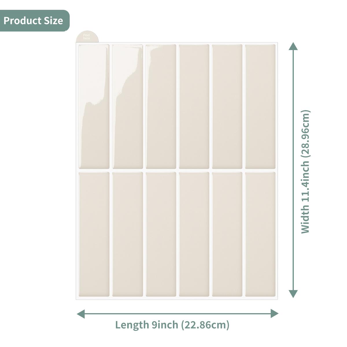 

Best Price Wall Tile Stickers 3D Resin Glue Wall Decals Self Adhesive Imitation Tiles Peel and Stick Waterproof Wallpaper 1 Sheets