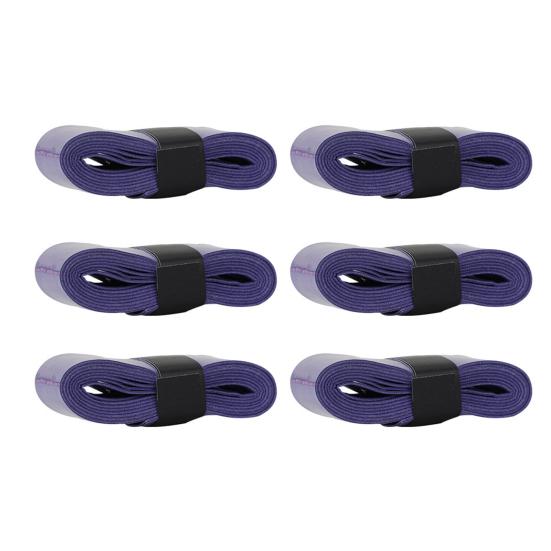 6 Stück 110 cm Badmintonschläger-Griffband, rutschfest, schweißabsorbierend, stoßfest, elastisch, multifunktional, Angelrute, Tennisschläger, Paddel-Overgrip