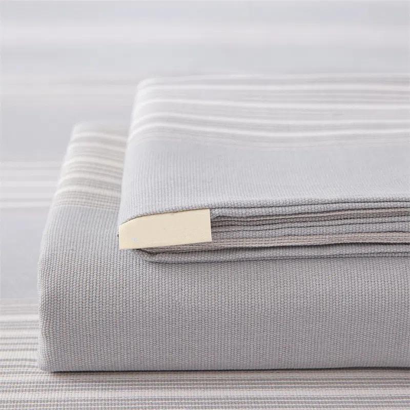 

Комплект простыней из чистого хлопка, комплект из 3 предметов, односпальные и односпальные постельные принадлежности для общежития с наволочками, мягкие, удобные, прочные 2.0m