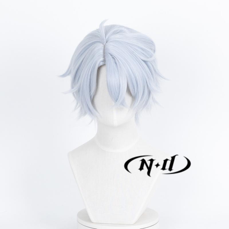 ND Phainon Cosplay Pruiken Honkai Star Rail Spel Cosplay Haar Pruiken Hittebestendig Synthetisch voor Comic Con Coser Kostuum Themafeest One Size&Star Rail white
