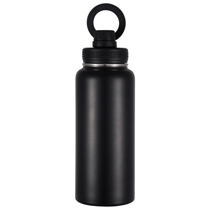 

Магнитная крышка Космический термос 304 Нержавеющая сталь Вакуумное напыление Космический термос, Креативный автомобильный стакан для льда 12oz чёрный