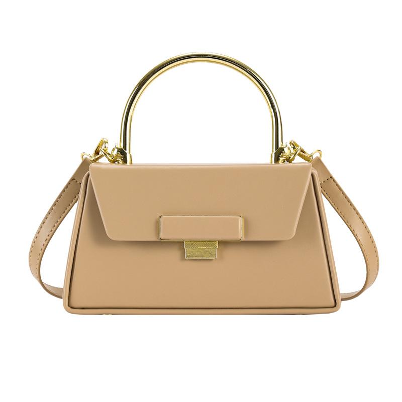 Simple Solid Color Girls Shoulder Bag Fashion Texture Girls Handbag Niche Design Ladies Crossbody Bag