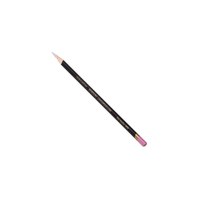 Crayon de couleur - DERWENT - CHROMAFLOW - Extra-tendre - Rose bruyère - 1 crayon