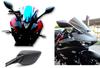 World Imp Motor Rearview Mirror for Yamaha YZF Series Motorcycles (YZF R3, R25, YZF-R3, YZF-R25, RH07J, RG10J) (2013-2017) - Black (02)