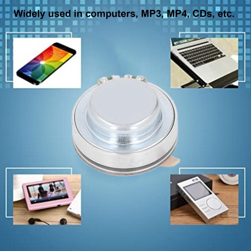 26mm Size Resonance Speaker 3W Power Vibration Speaker Portable Strong Bass Speaker  Computers
