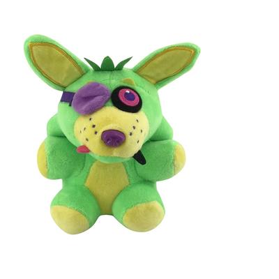 Plush Toy Cute Foxy Green Yellow Soft  Stuffed Doll Kid Toy