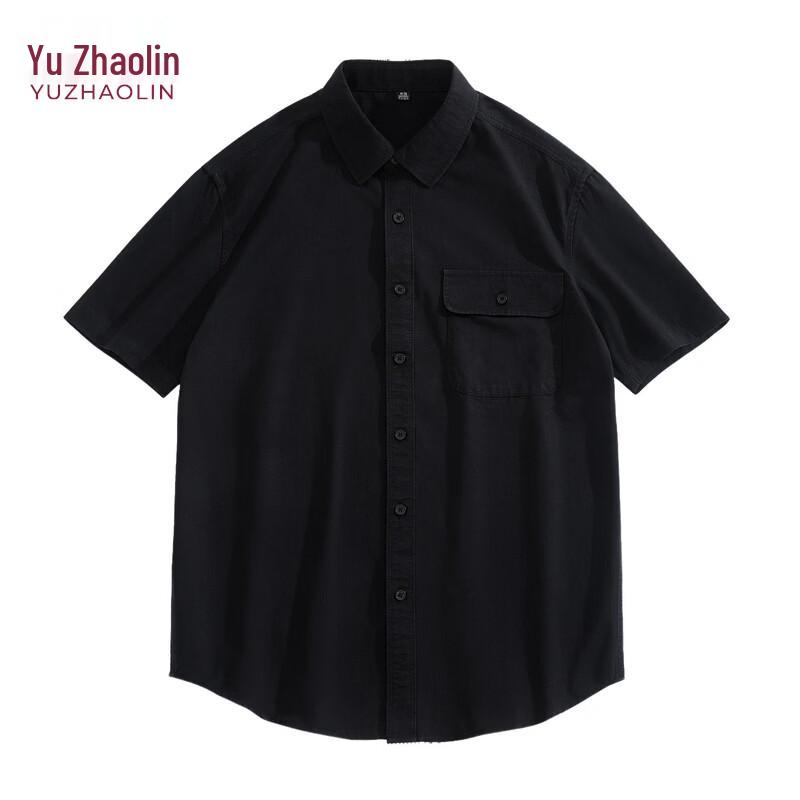 Yuzhaolin Men's Summer Short-Sleeve Casual Shirt
