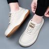 Men's Leather Casual Shoes Autumn 2025 Vulcanized Sneakers Fashion Platform Men Comfortable Walking Casual Shoes Zapatillas