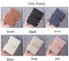 European Retro PU Leather Short Women's Wallet, Fresh Two-fold Coin and Card Holder