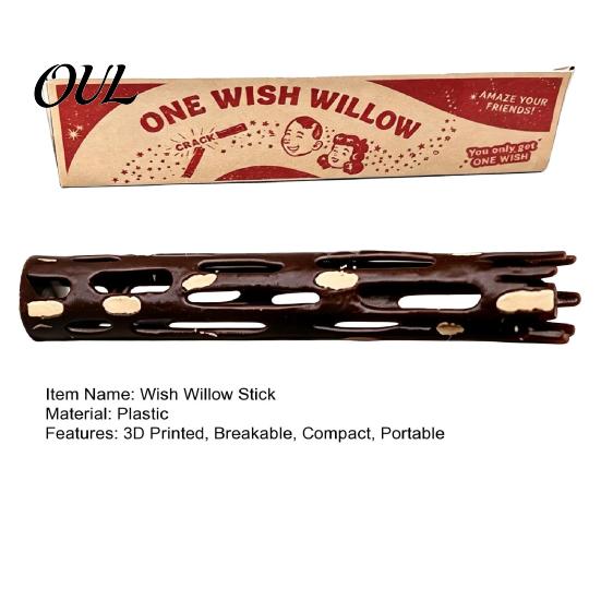 Small Tokens of Affection One Wish Willow Stick with Box, 3D Printed Wishing Wish-Making Snap Stick, Decorative Ritual Sticks Breakable Magic