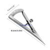 31GJ Metal Dental Gauge Caliper Dental Caliper Elbow 0 to 20 mm Double Scales Tool