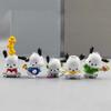 5Pcs Anime Figure Doll 3-4cm Kawaii Pochacco Melody Model Accessories Children's Toys Gift Action Figures Hobbies Gift