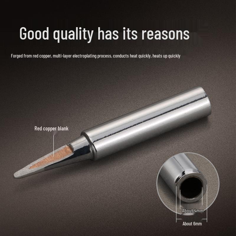 900M Lead-Free Long-Life Soldering Iron Tips: Internal Heat, Constant Temperature, Knife, Pointed, Horseshoe Shapes for 936 Soldering Iron.