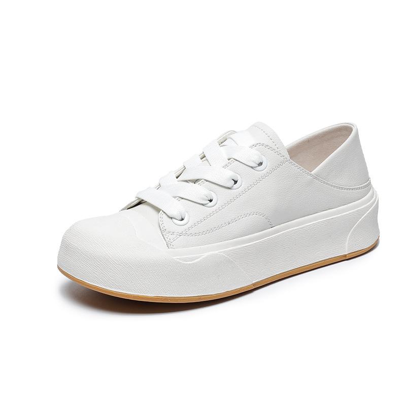

Мода 2024 года, новые летние туфли из натуральной кожи в стиле ретро, женские туфли на плоской подошве со шнуровкой, изысканные повседневные универсальные туфли белого цвета 40 белый