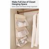 Large Capacity Underwear Net Pocket 1/2/3 Tier Mesh Storage Bag Hanging Closet Organizer  Wardrobe
