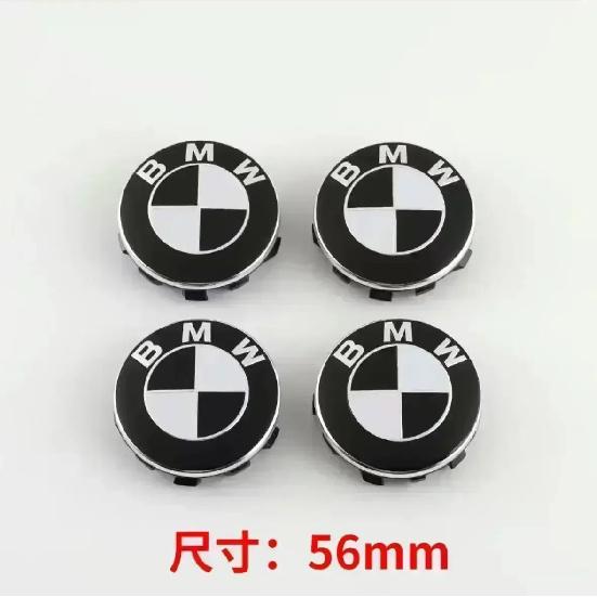 -4 Stück 56mm 68mm BMW Emblem Für BMW Felgendeckel Für BMW 3er 5er E60 E90 F10 F30 E46 E39 X5 E53 E70 E38 Z4