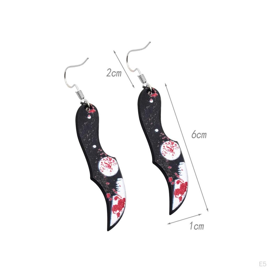 Dangle Earrings for Women, Halloween Costume Earrings, Charm Jewelry, Wear