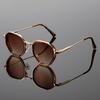 1 Pc, Futuristic Sense of Technology, Fashionable Round Frame Glasses with Comfortable Ear Flips, Fits the Face, Men's and Wome