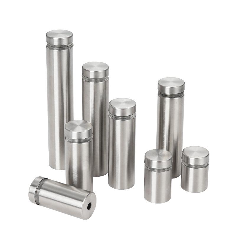 Decorative Acrylic Stand Nails - Stainless Steel Advertising Screws for Glass