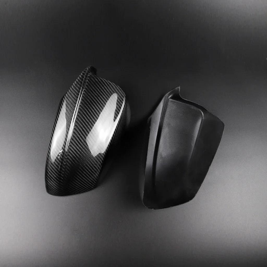 Carbon Fiber Side Wing Mirror Covers for BMW F10 F18 F07 530 535 525LI 2011-2013 Add on Style Rearview Mirror Caps Car Styling