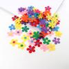 100Pcs Colorful Felt Flowers For Craft Clothing Embellishments Sewing Accessories 28mm Nonwoven Fabric Flower Sticker