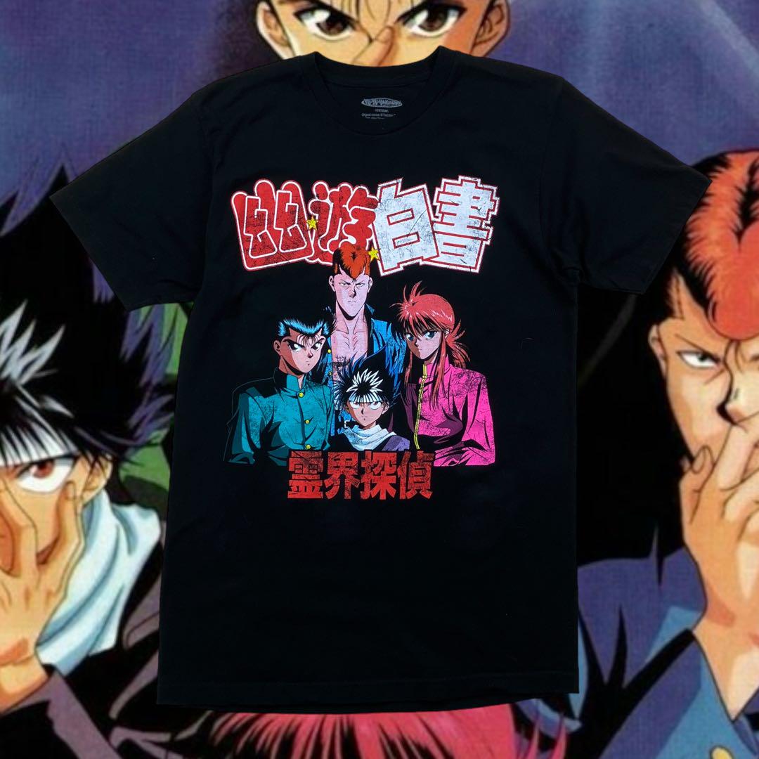 

[USED] 90s Yu Yu Hakusho Jump Anime T-Shirt Yoshihiro Togashi Manga Yusuke Urameshi Hiei