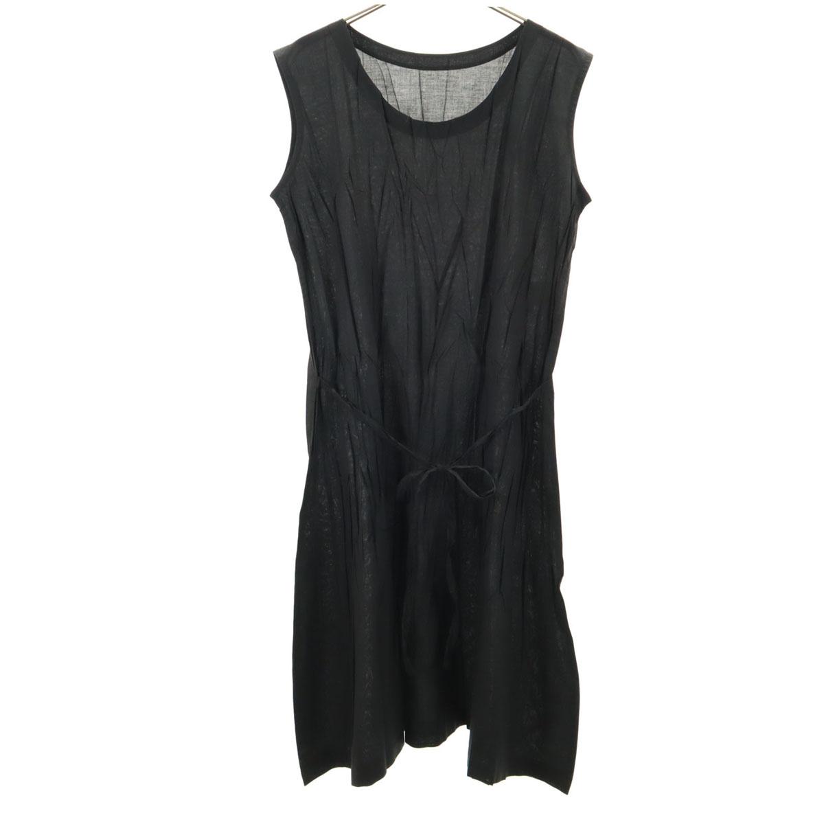 

PLEATS PLEASE сделано в Японии Платье без рукавов 3 черное Женское Б/У