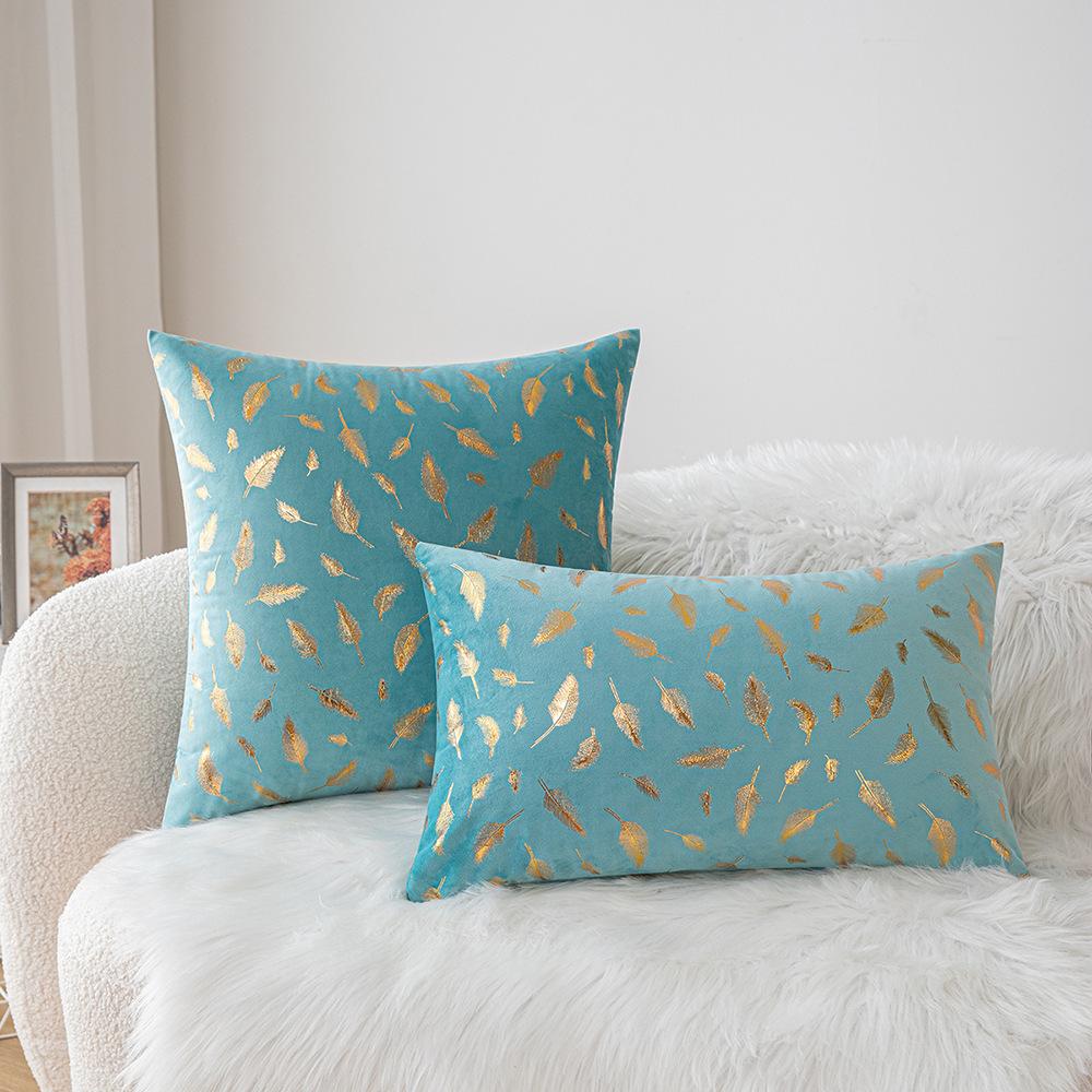 Ins Wind Velvet Pillow Case Lamp Luxury Living Room Sofa Pillow Velvet Pillow Case Premium Durable Quality Useful 45 * 45cm without core