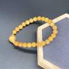 A-grade Natural Yellow Jade Bracelet for Women & Girls, Approx. 8mm Single Bead