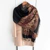 Luxury Scarf For Women Autumn Faux Cashmere Pashmina Shawl Wrap Warm Winter Shawl Design Print Female Foulard Stoles