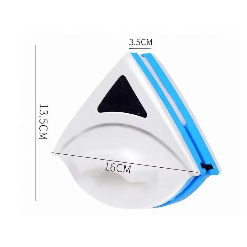 Double-sided Magnetic Glass Cleaning Brush with Strong Magnet for Home High-rise Window Cleaning - Easy To Use and Clean