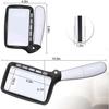 Rectangular Reading Magnifier With 5 Led Lights, 2 Intensity Modes And 2x Magnification