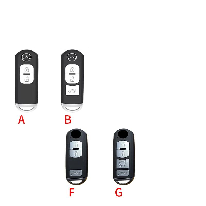 Hot Emblems Car Key Case For Mazda 2 3 6 Demio Atenza Axela CX-5 CX5 CX-3 CX7 CX-9 3 4 CX30 2016 2017 2018 2019 Key Cover