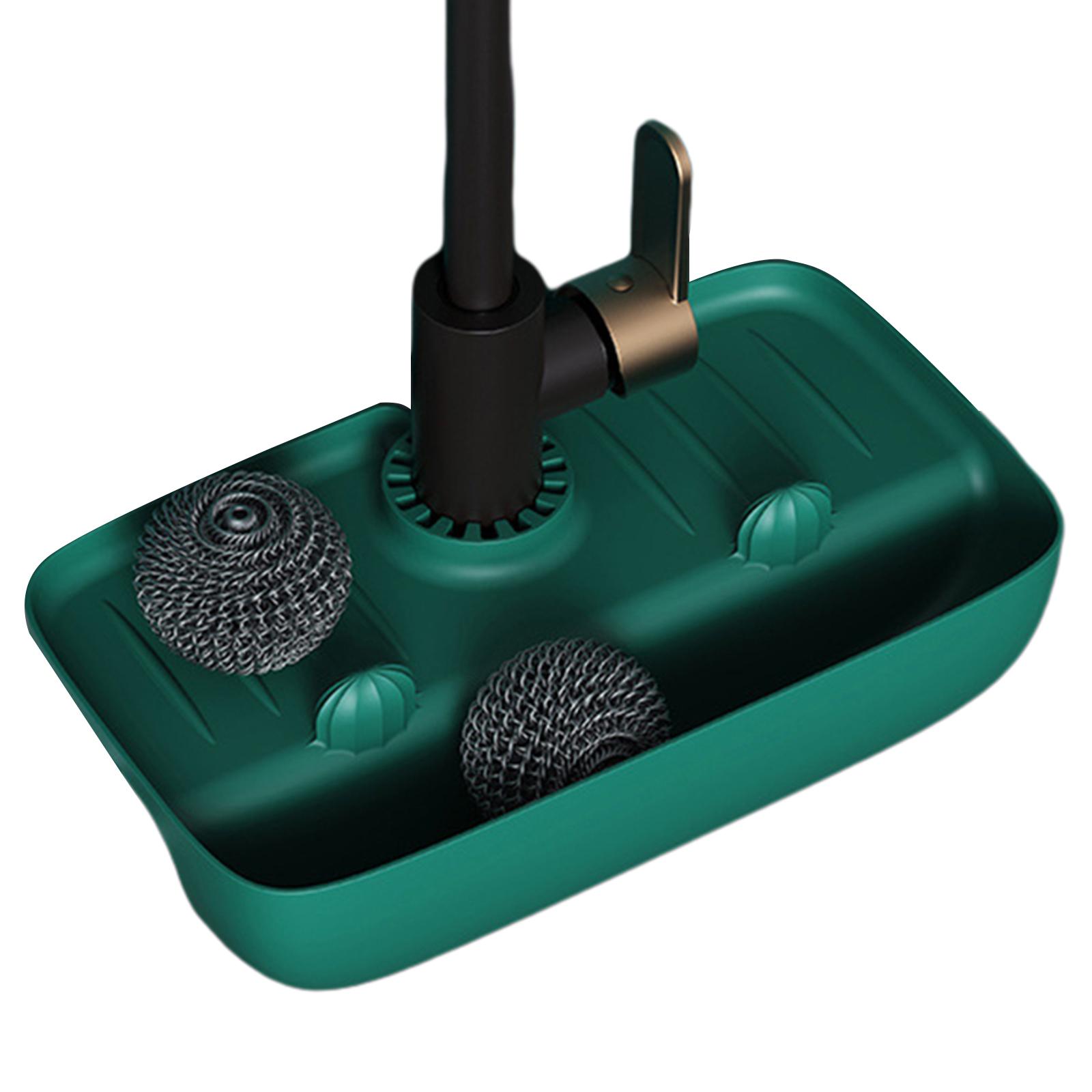 

27*14*5 см Сливная стойка, водосборная подушка, коврик для смесителя, складной зелёный