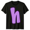 Letter I Alphabet Unisex Graphic Tee Men Women Initial Typography