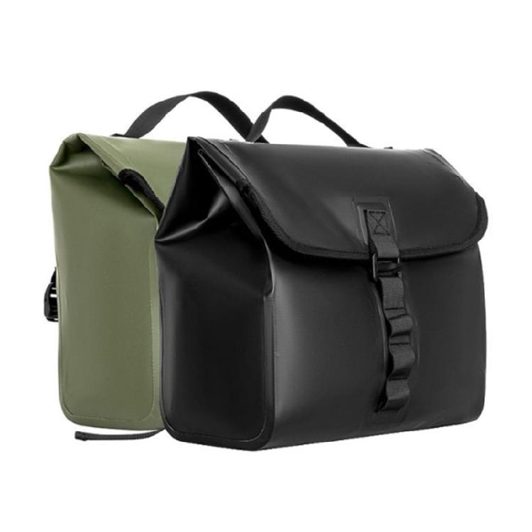 Weather Proof Saddlebag Motorcycle Bike Storage Bag with Expandable 5-10L Space Optimizing for Cycling City Commuting