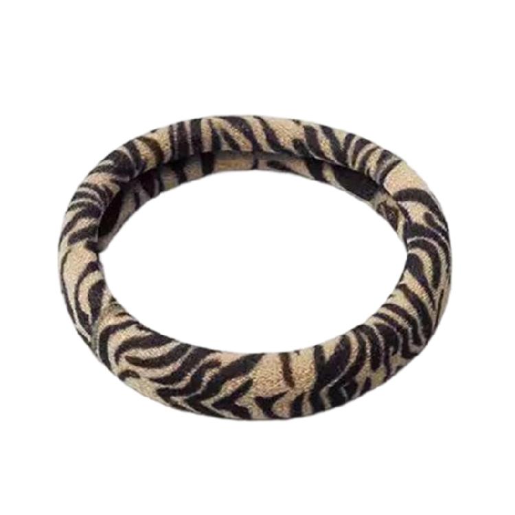 5PCS Fashion Leopard Hair Bands Stretch Fabric Hairband Hair Elastics Lightweight Hair Ties For Multiple Hairstyles