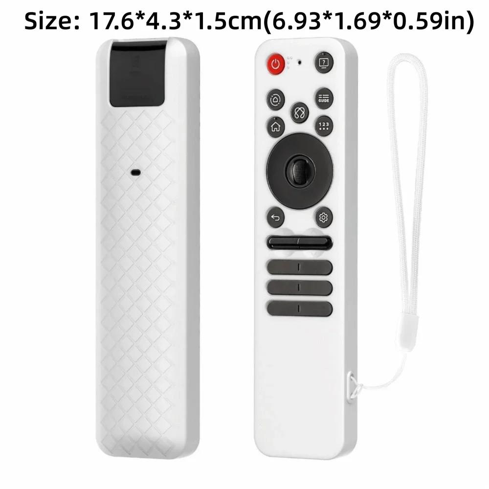 High Quality Silicone Protective Case Shockproof Protector Remote Controller Cover with Lanyard Soft Shell for LG MR25GA