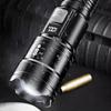 LED Outdoor Portable Flashlight USB Charging Camping Powerful Flashlight Power Display Strong Light Flashlight for Power Outages