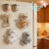 Transparent Acrylic Cat Shaped Pet Hair Storage Jar Cartoon Design Perfect For Cat Owners To Store Fur And Whiskers As Keepsake