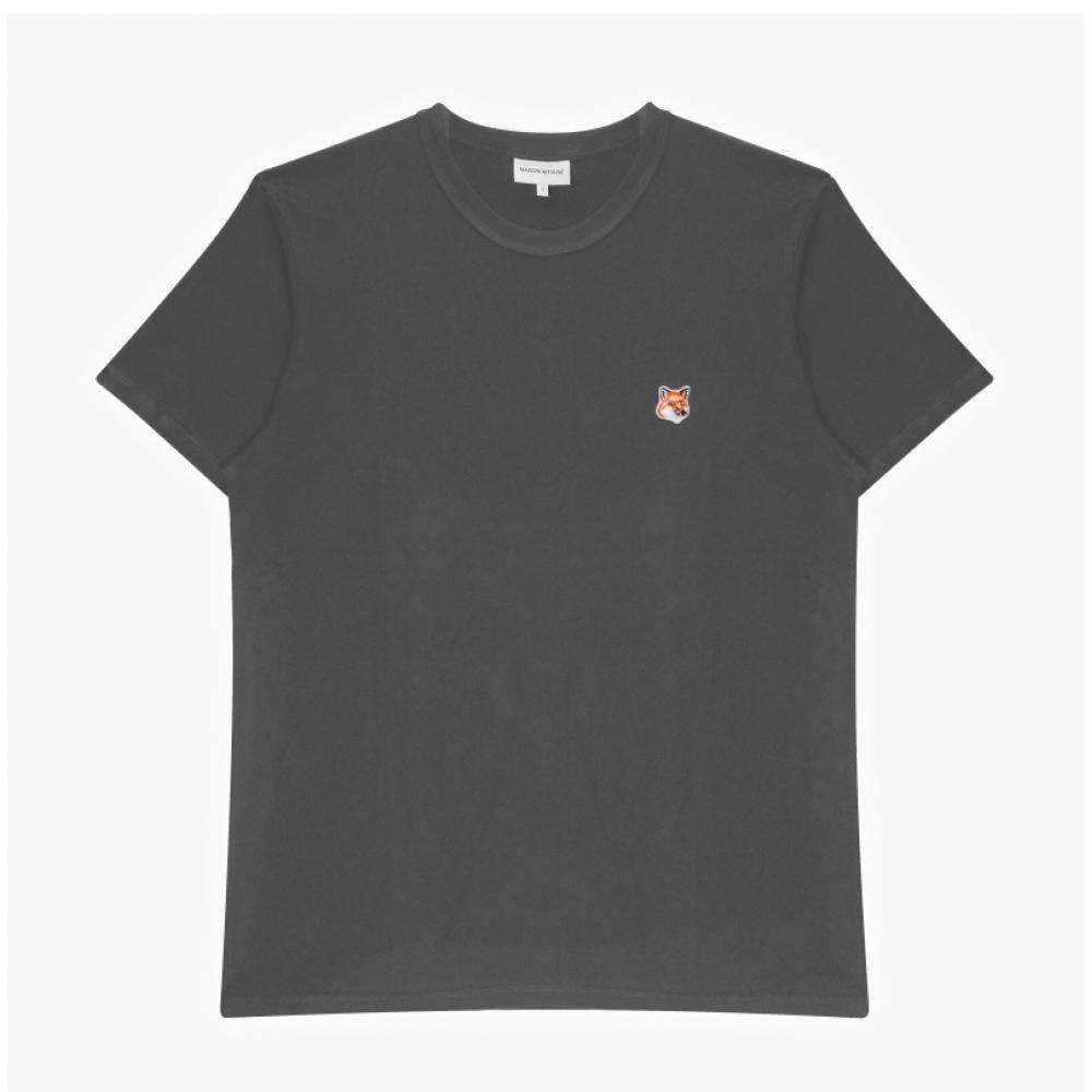 MaiSon KitSune Lm00104kj0008 H170 Fox Head Patch Men S Short Sleeve Tee