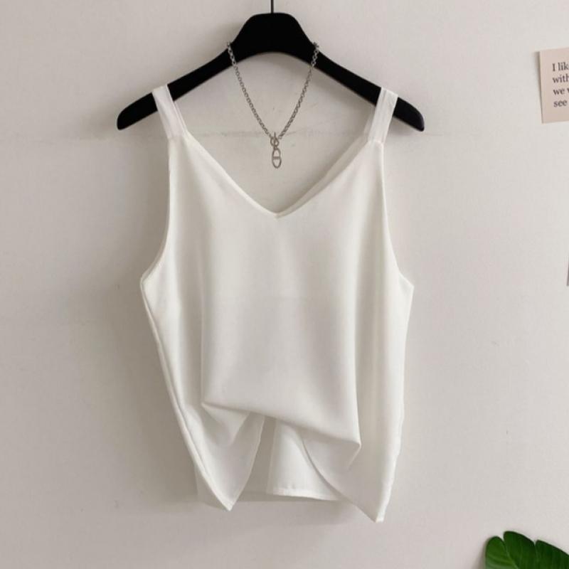 Honey J Women Rayon Sleeveless Blouse 4color