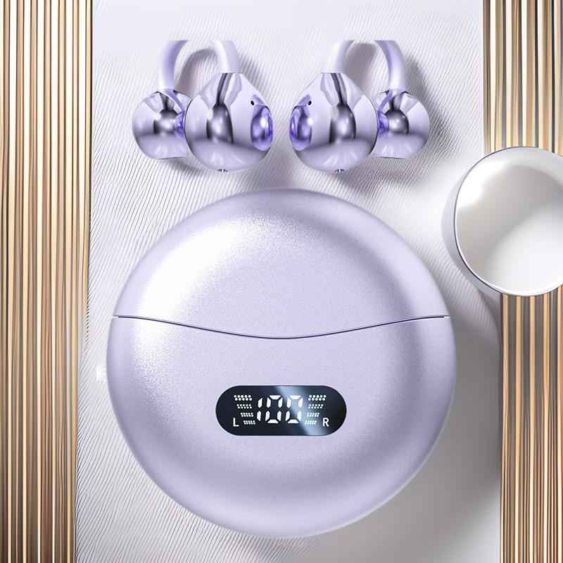 Bluetooth Headset Clip-on Ear Noise Reduction Waterproof High Sound Quality Bone Conduction True Wireless
