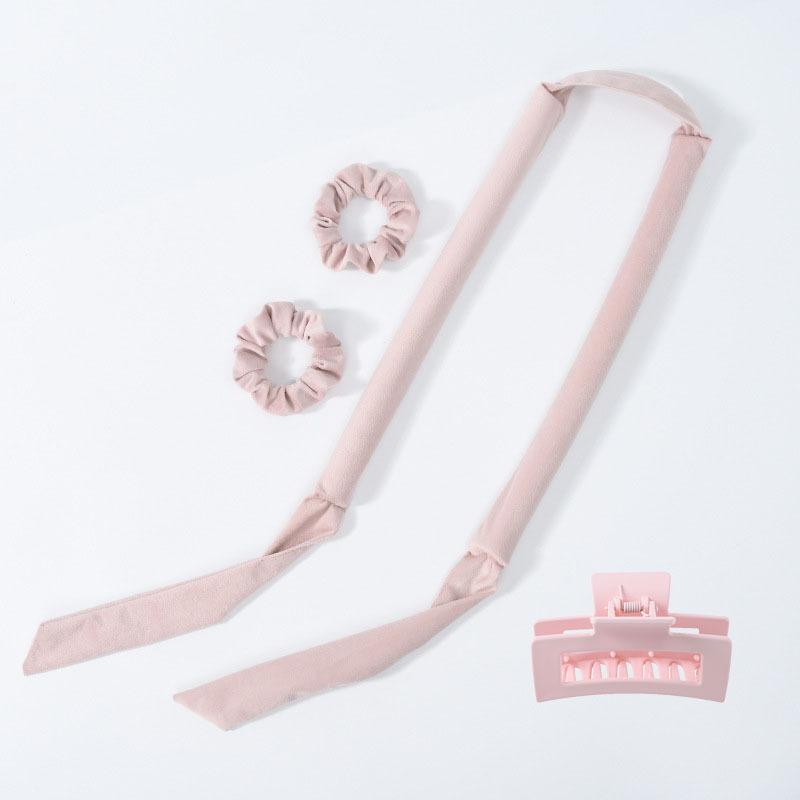 Heatless Curling Rod Headband No Heat Ribbon Hair Rollers Silk Curls Lazy Hair Curlers Sleeping Soft Headband Hair Styling Tools
