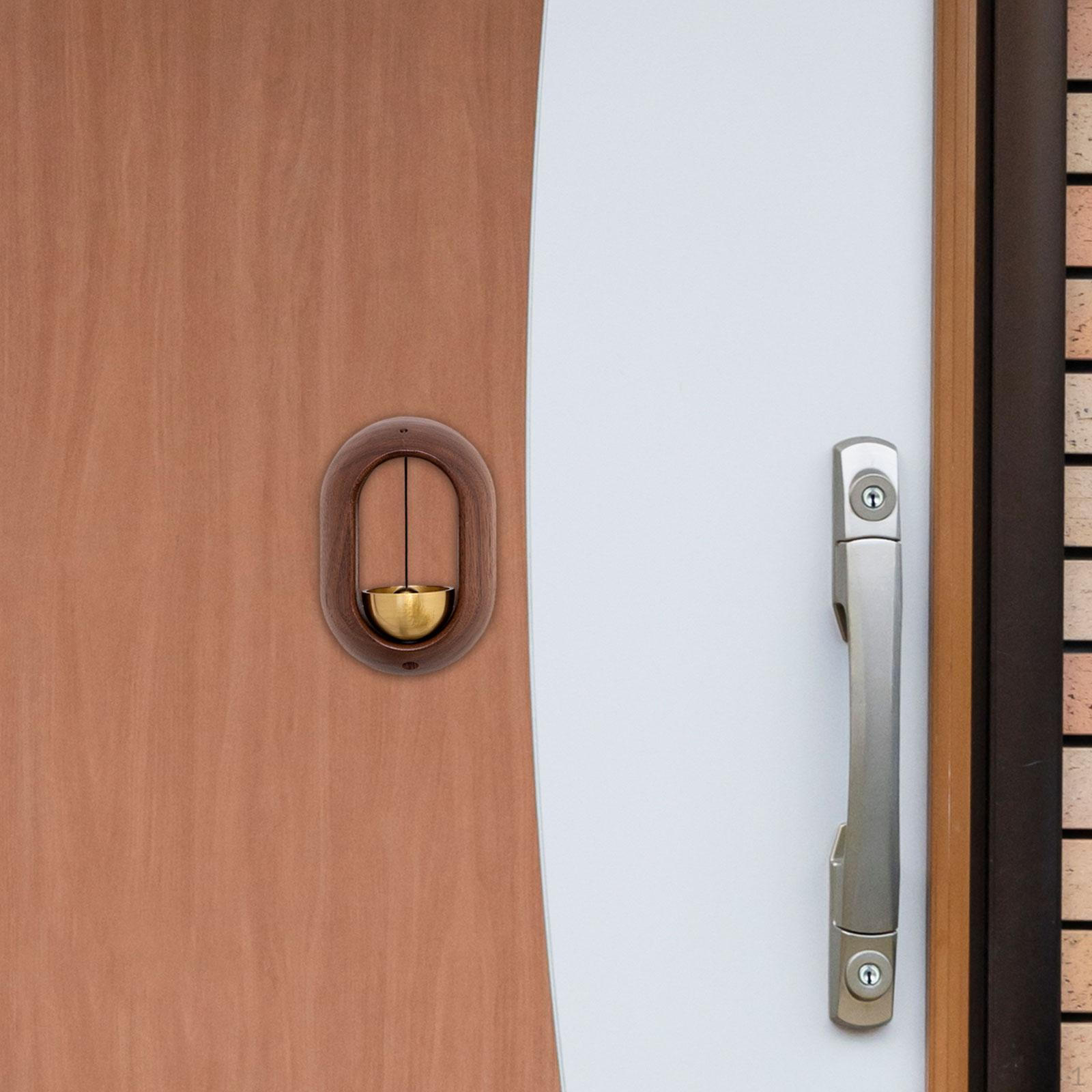 

Элегантный деревянный колокольчик для магазина для офиса и домашнего декора коричневый