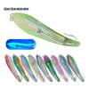 4.06 Inch Fishing Bait 3D Fish Scale Metal Sequin Bait Jig Lure Deep Sea Lure  Trolling Fishing