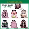 Demon Slayer Cartoon Backpack And Pencil Pouch Combo Ventilated And Wear-resistant