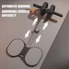 Abdominal Roller Wheel with Adjustable Resistance Automatic Rebound Men Women Core Workout Equipment 2 Wheels Abdominal Exerciser Trainer