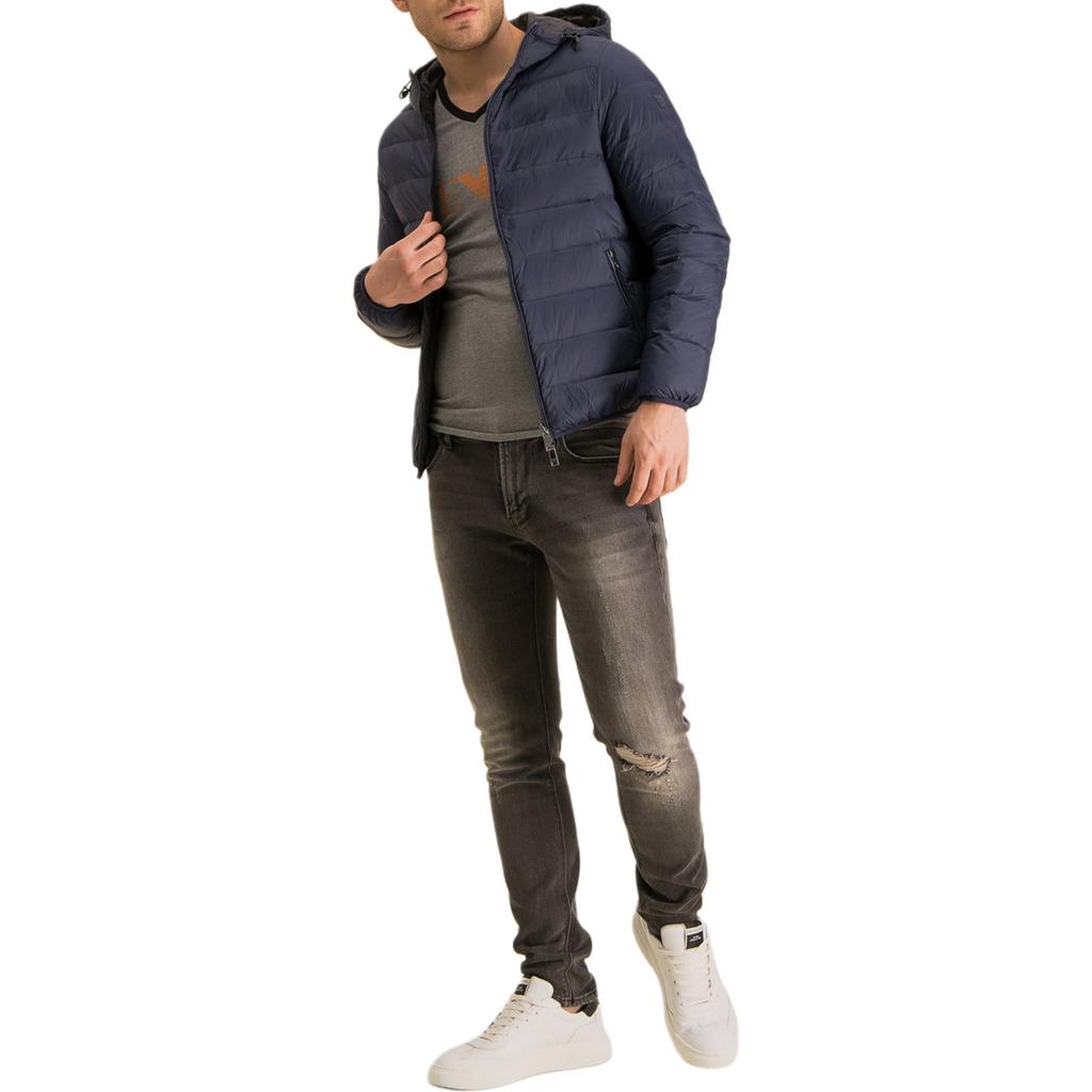 EMPORIO ARMANI Down Jacket Men's Blue 8N1B51-1NJMZ-0930